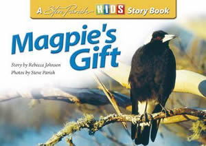 Cover of a book with a photograph of a magpie on a branch